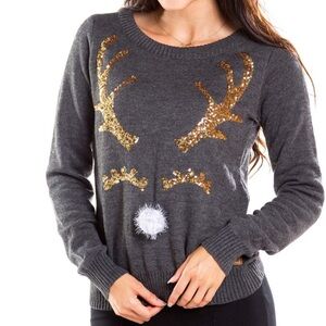 Tipsy Elves Ugly Christmas Sweater Deer